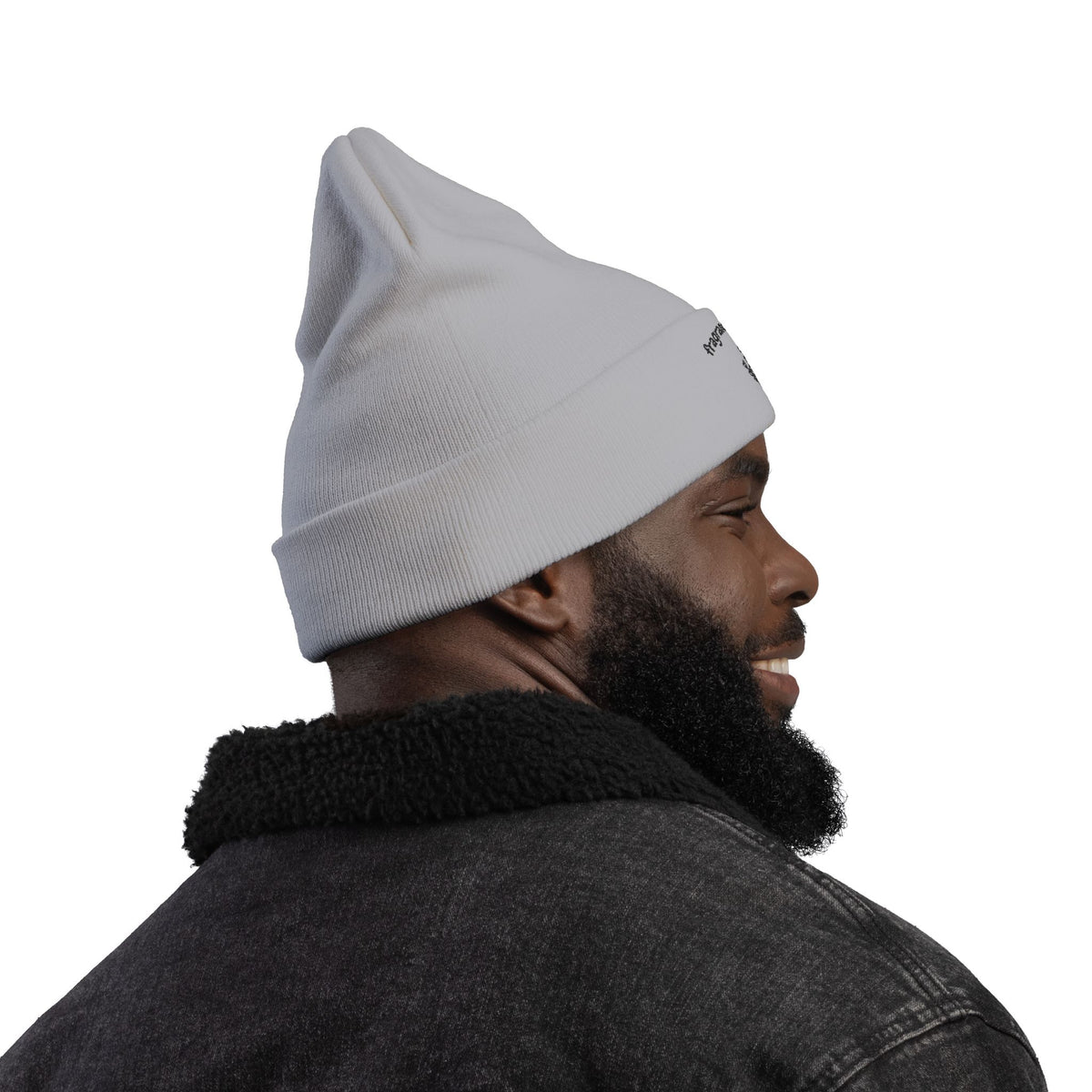 Embroidered 'Fragrance of Christ' Knit Beanie – Floral Faith Winter Hat