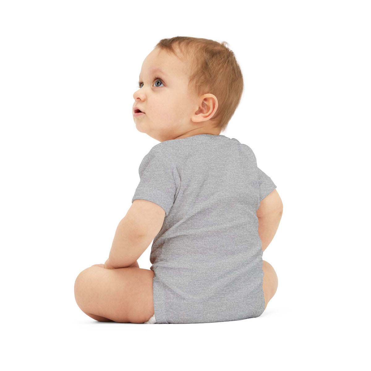 Infant One-Piece Bodysuit — "a tiny spark of sunshine" Minimal Floral Baby Onesie