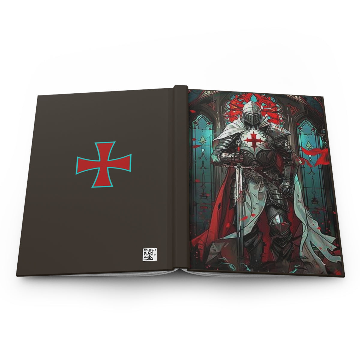 Knight Templar Hardcover Journal — Medieval Crusader Lined Notebook