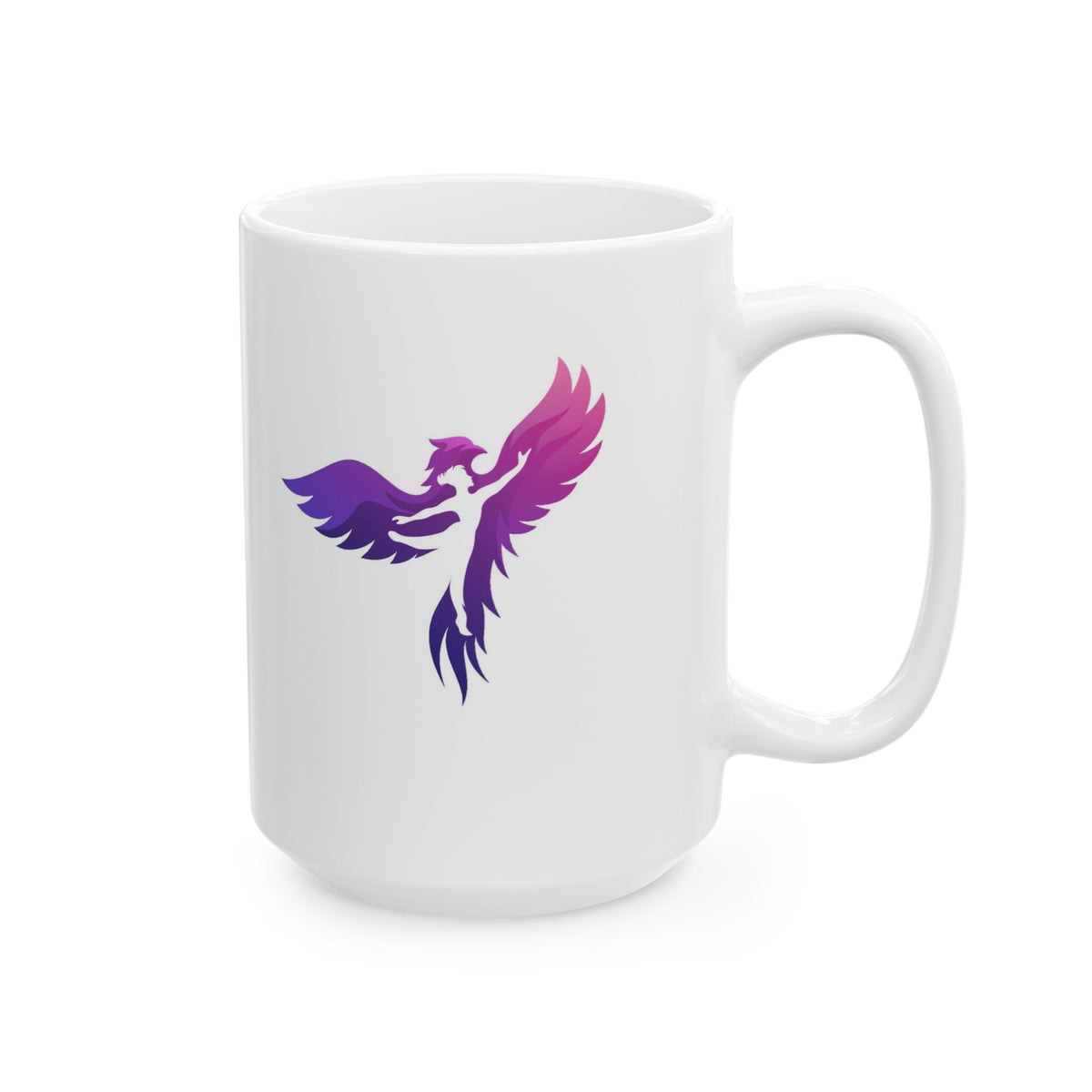 Rise Anew Original Program Ceramic Mug — Purple-Pink Wings Design (11oz, 15oz)