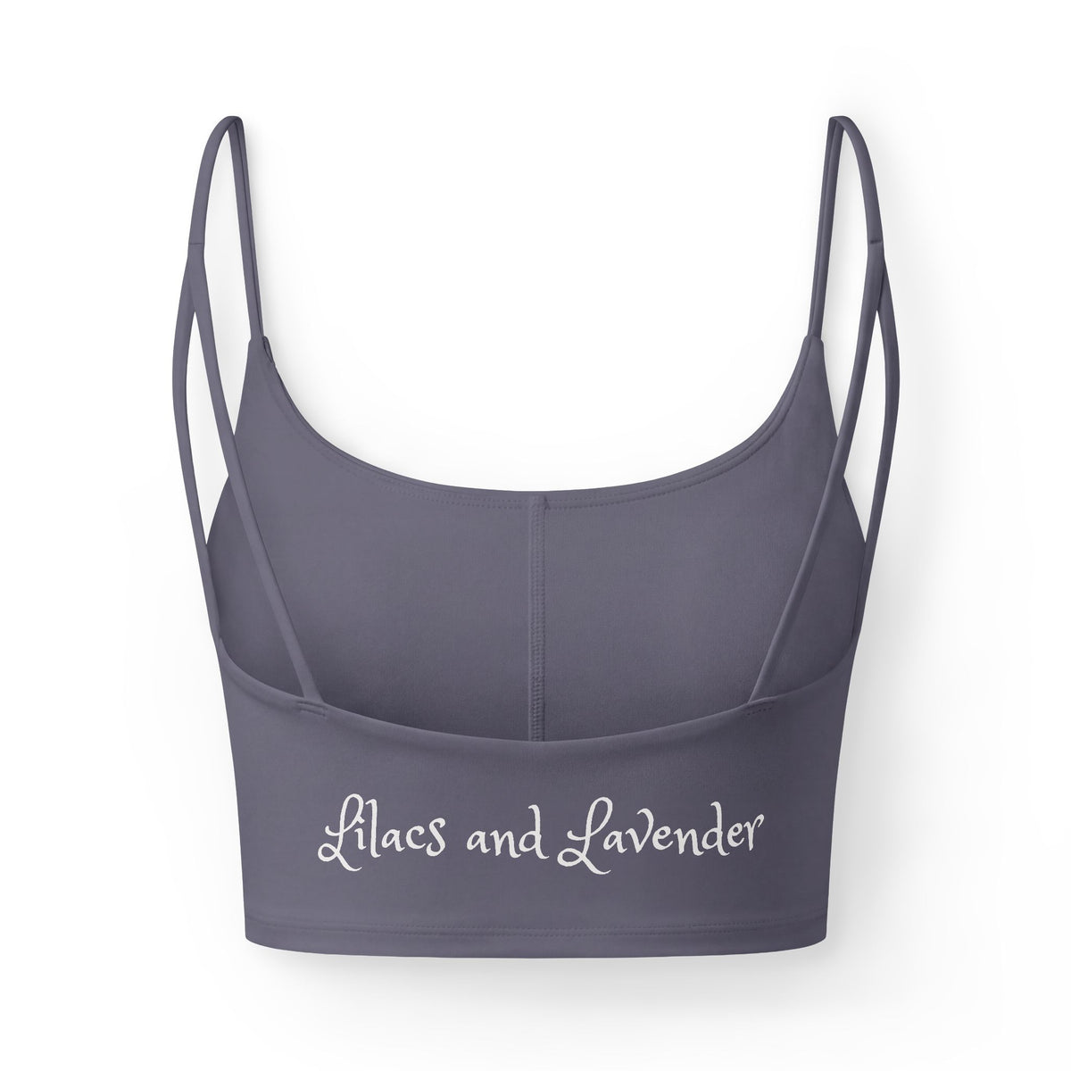 Lilacs and Lavender Crop Bra – 'Lilacs and Lavender' Luxe Women's Bralette
