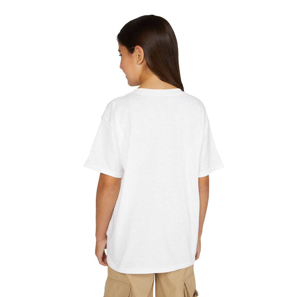 Youth T-Shirt — 'Fragments of Desire' Minimal Floral Chest Graphic