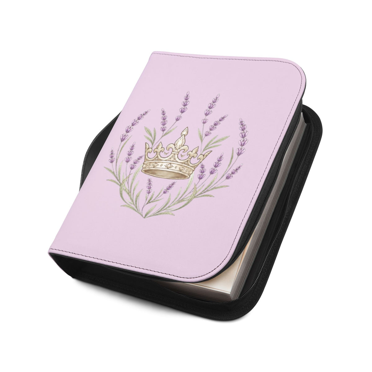 Lavender Crown Bible Cover with Esther 4:14 Scripture