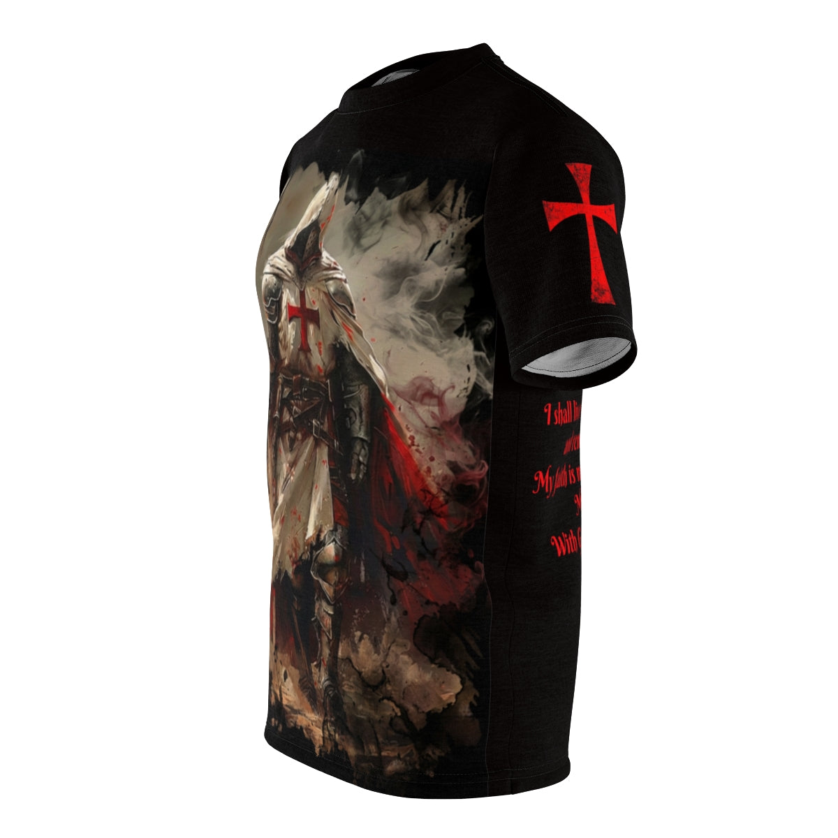 The Vanguard Knight All-Over Graphic Tee- Final Crusaders