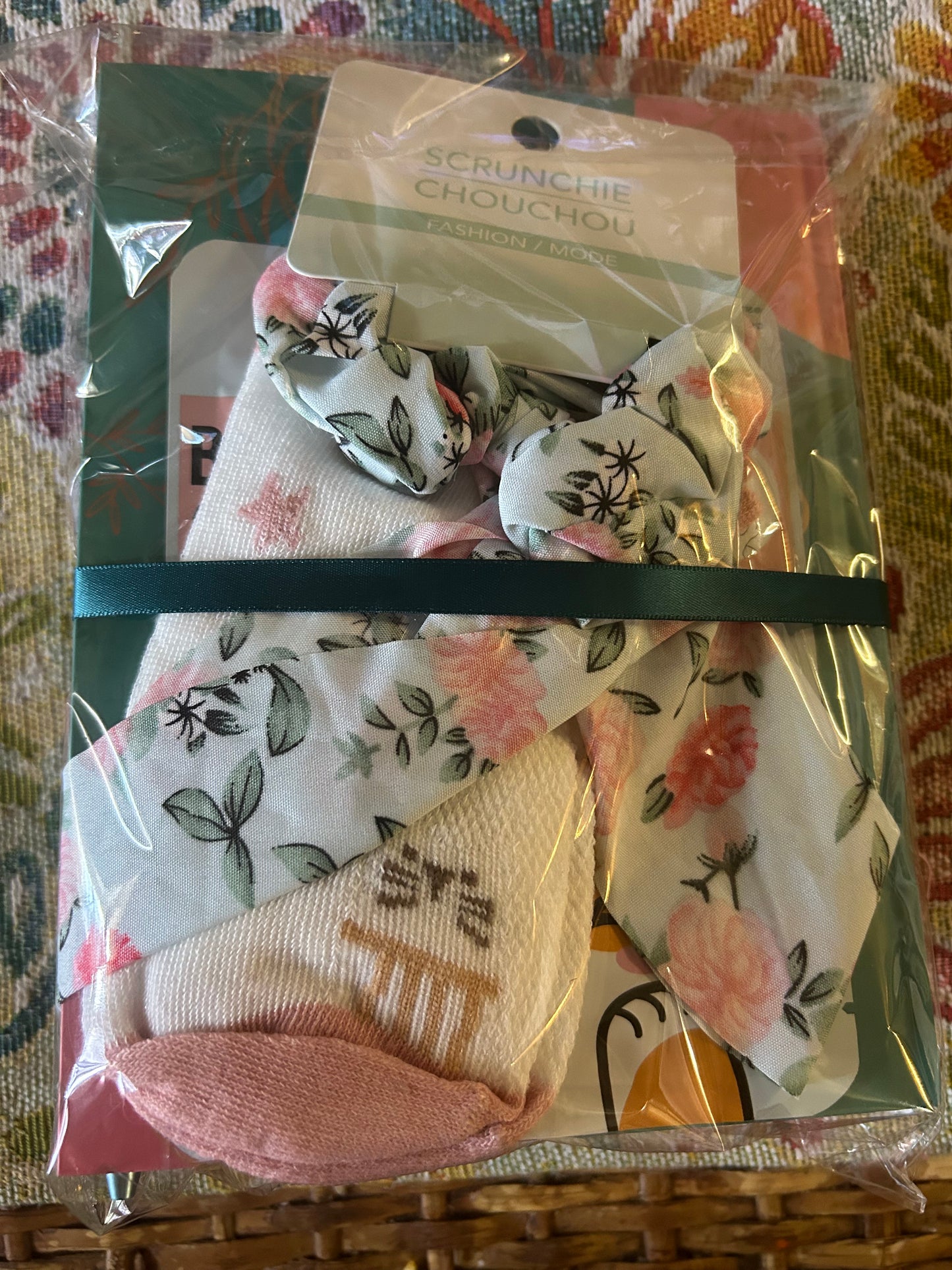 "Bloom From Within" Notebook with Tea Time Journal Wellness Gift Set