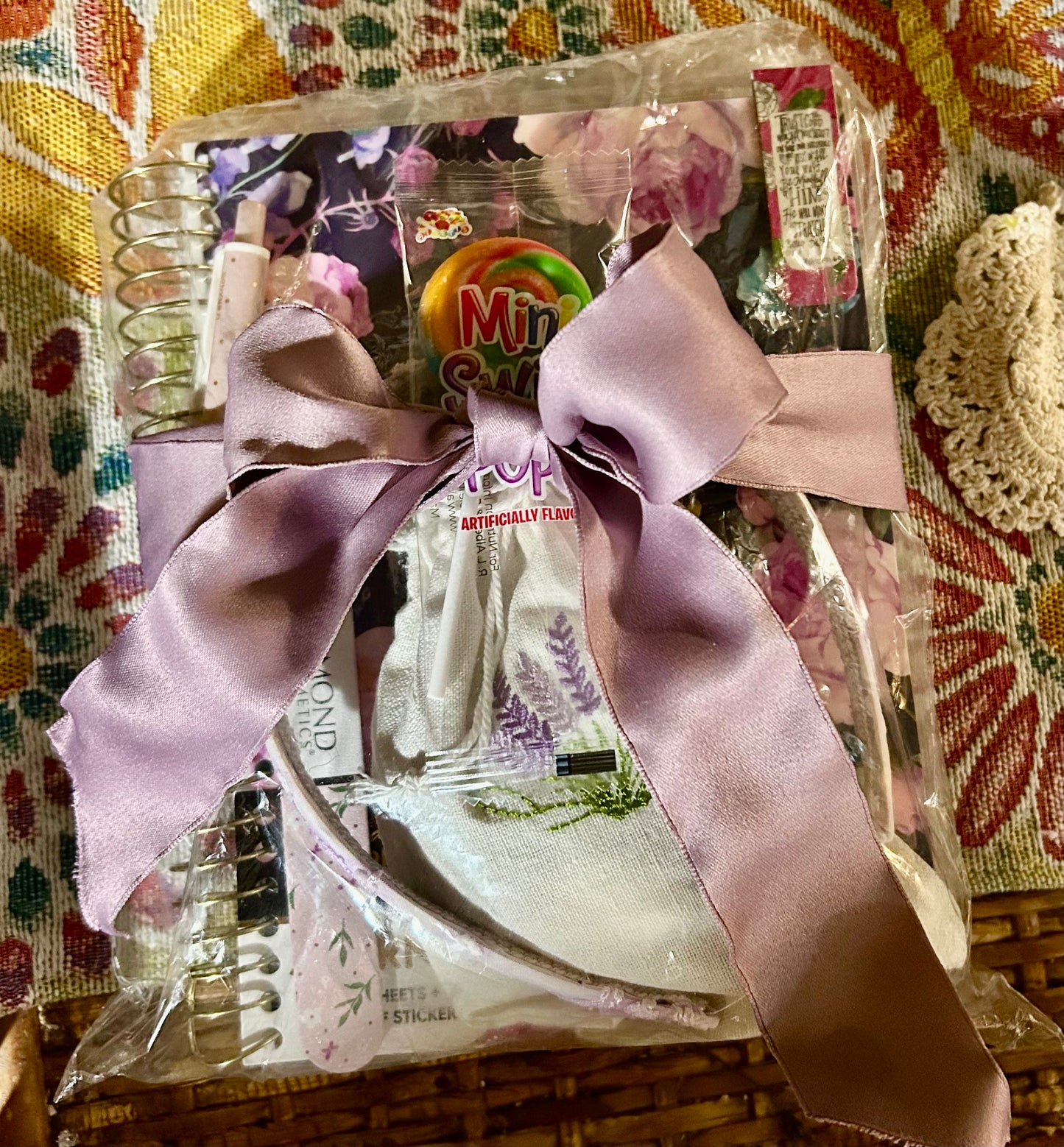 "The Lord Is My Strength" Notebook with "Compassionate" Inspirational Journal Wellness Gift Set