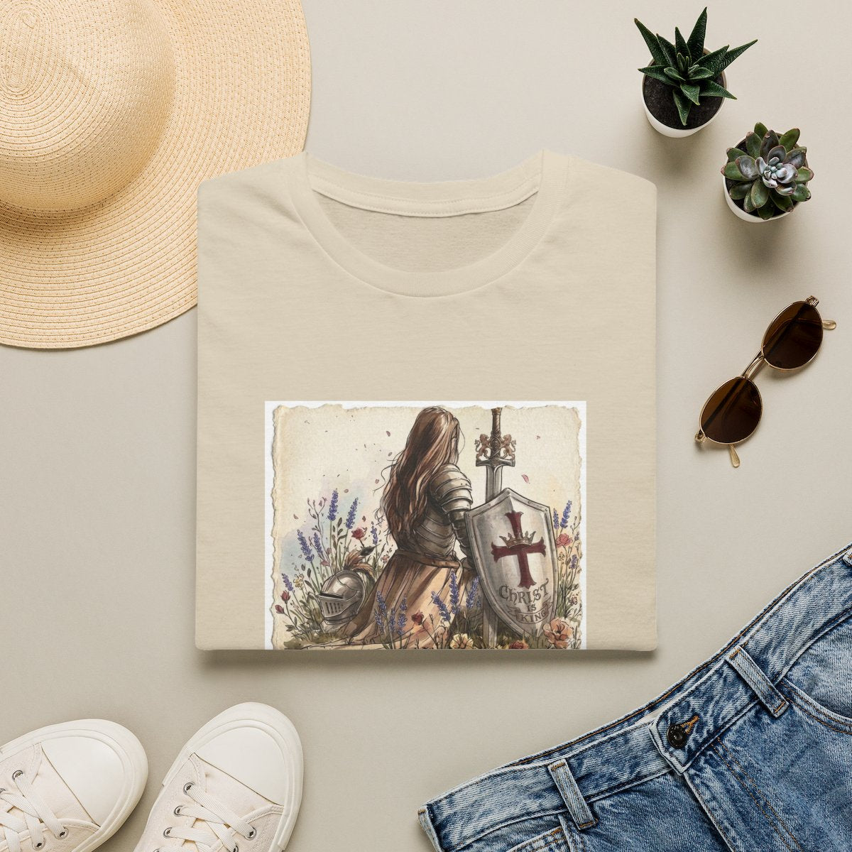 Armor of God T-Shirt-Christian Faith Warrior Tee