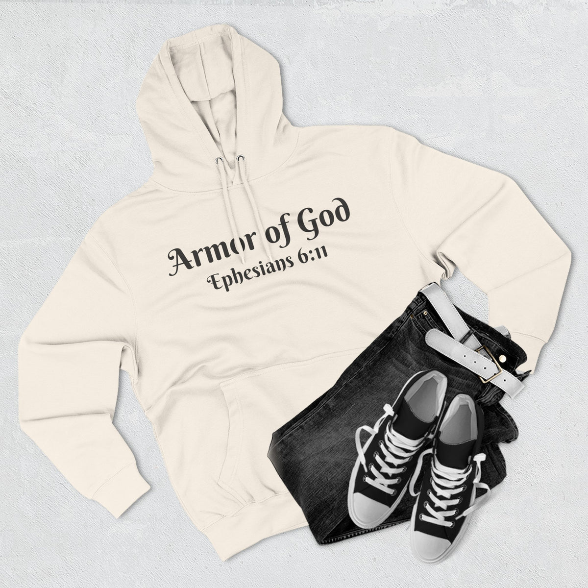 Armor of God Christian Fleece Hoodie