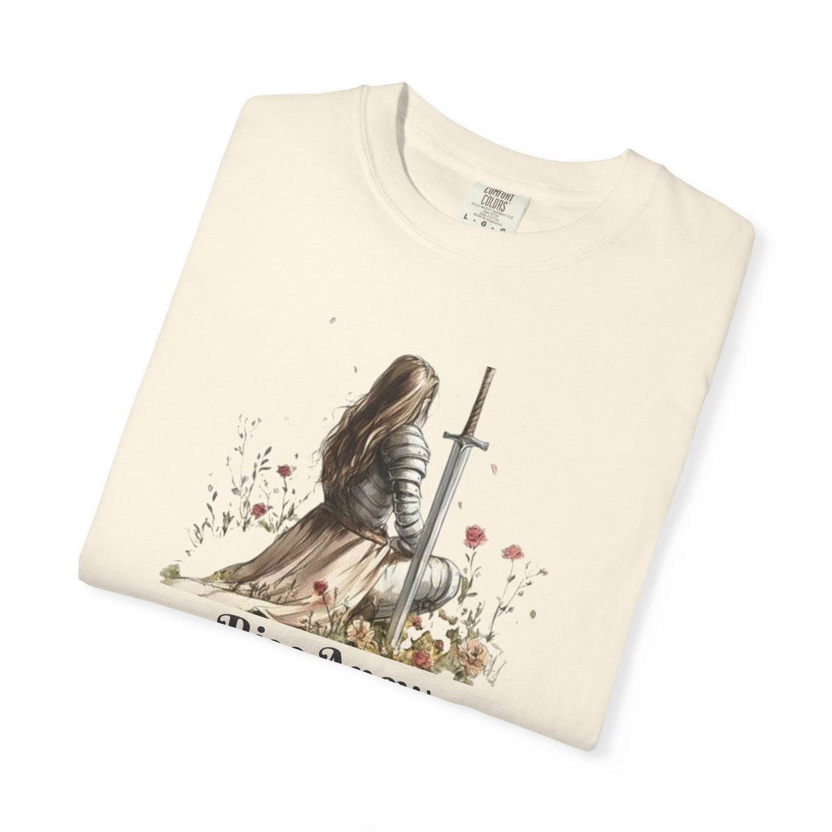 T-Shirt — "Rise Anew" Knight & Phoenix Inspirational Christian Tee