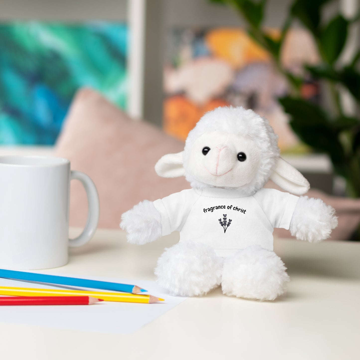 Lavender "Fragrance of Christ" Plush Bear with Tee