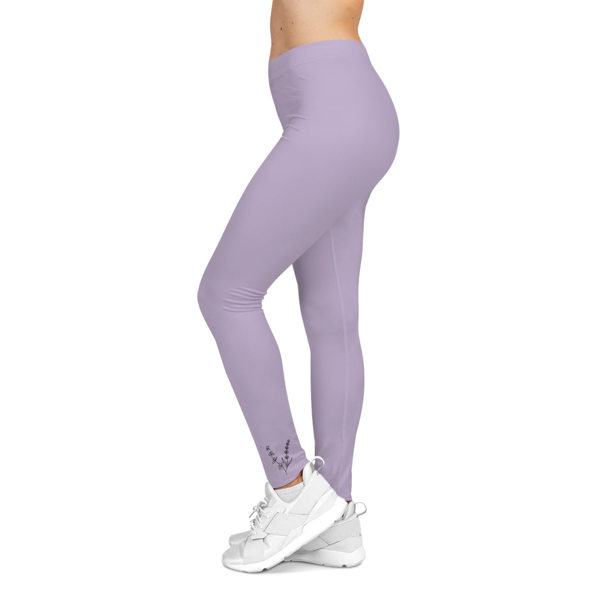 Lilacs and Lavender Leggings — Women's Casual Legging