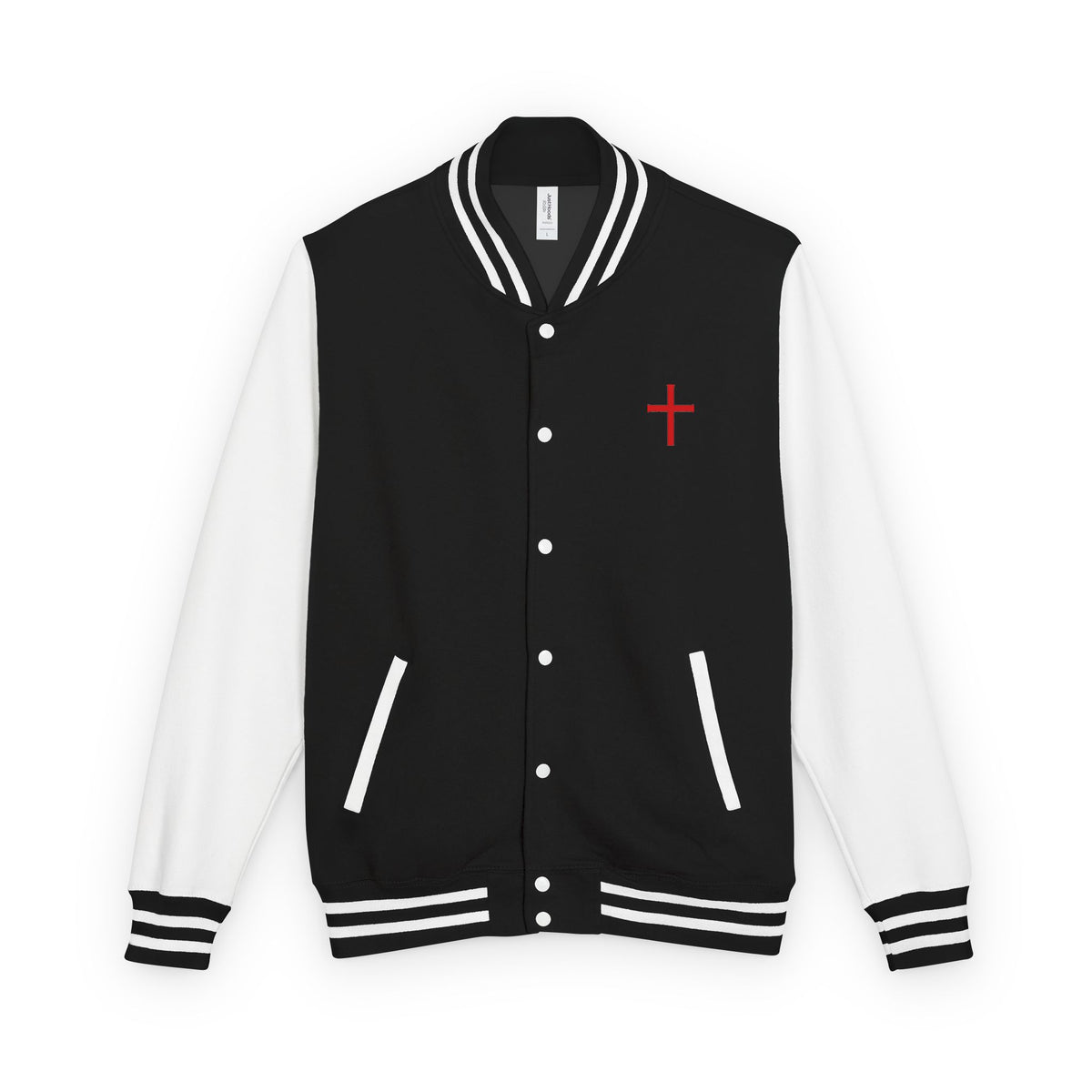 American Flag Cross Letterman Jacket