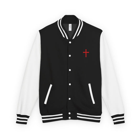 American Flag Cross Letterman Jacket