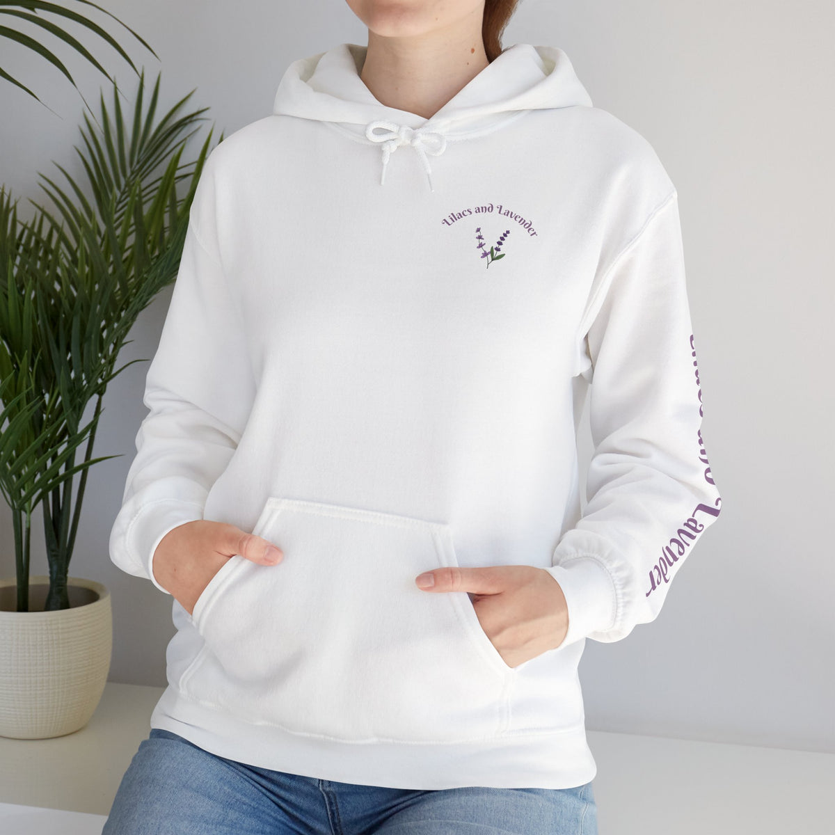 Lilacs and Lavender Floral Hoodie