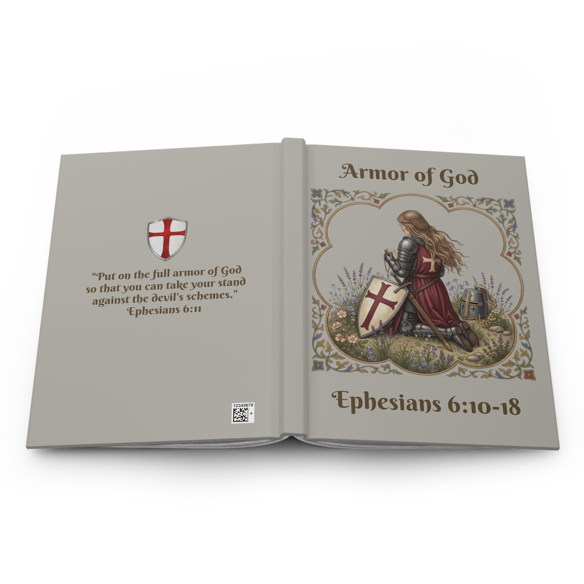 Armor of God Hardcover Journal — Ephesians 6:10-18 Lined Prayer & Devotional Notebook