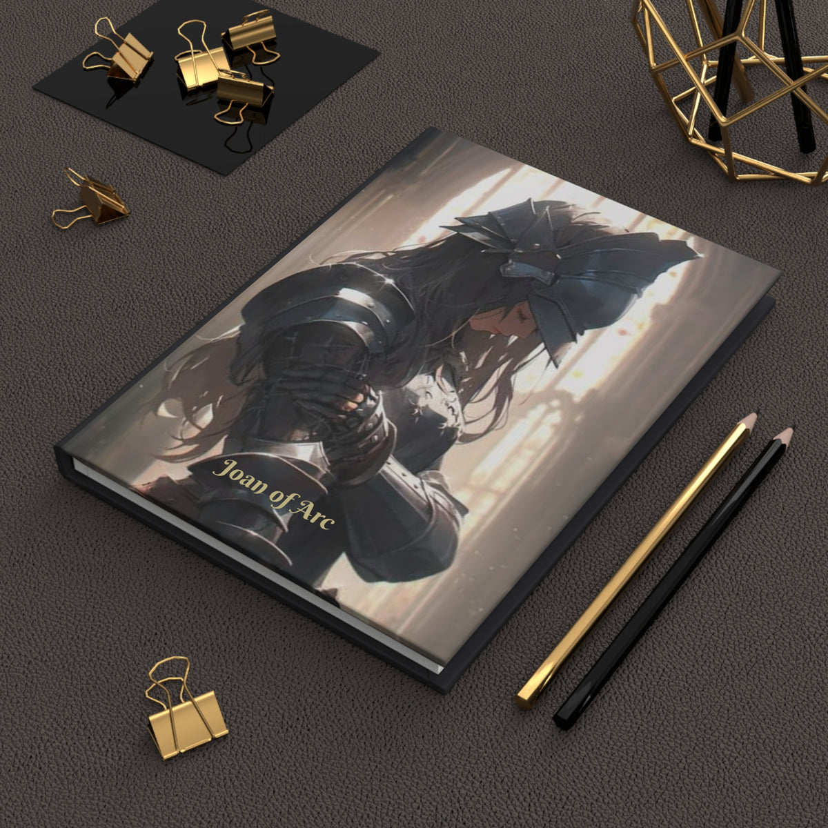 Joan of Arc Armor Hardcover Journal — Lined Inspirational Christian Notebook