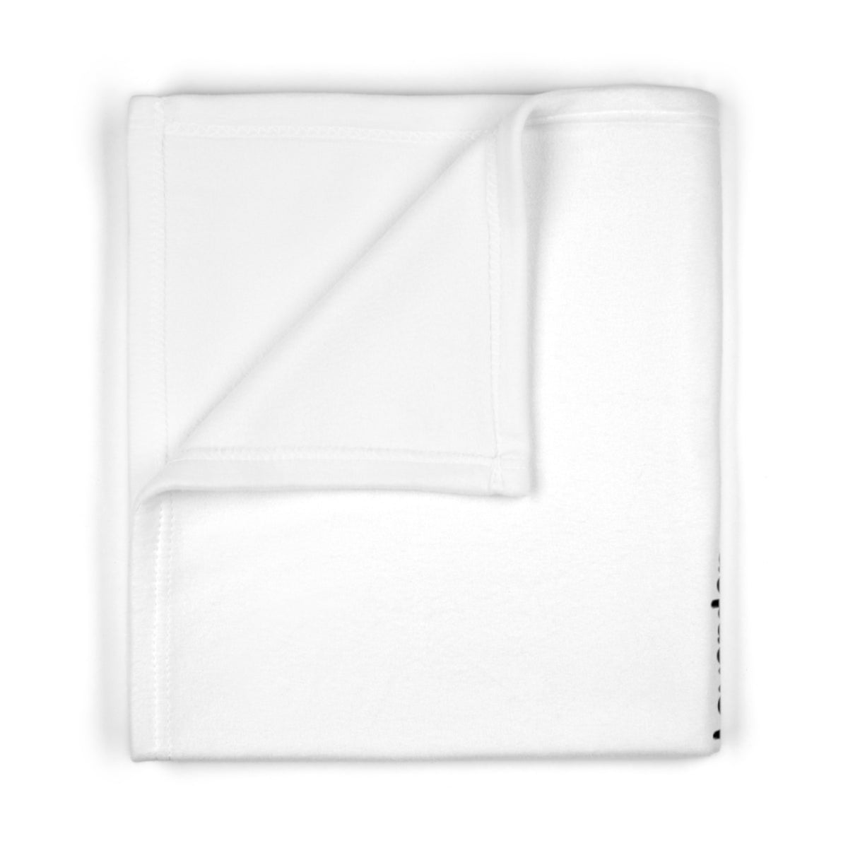 Baby Blanket — "Lilacs and Lavender Littles" Soft Fleece Baby Blanket (Stroller Icon)