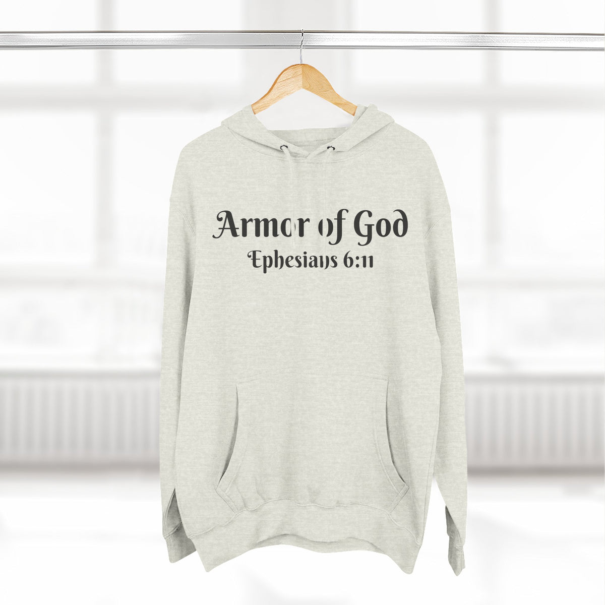 Armor of God Christian Fleece Hoodie