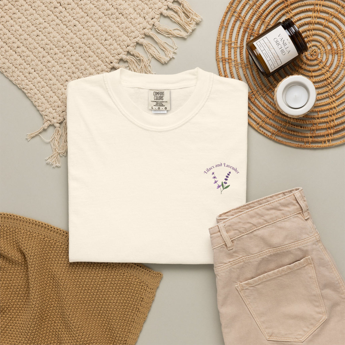 Lilacs and Lavender Floral T-Shirt
