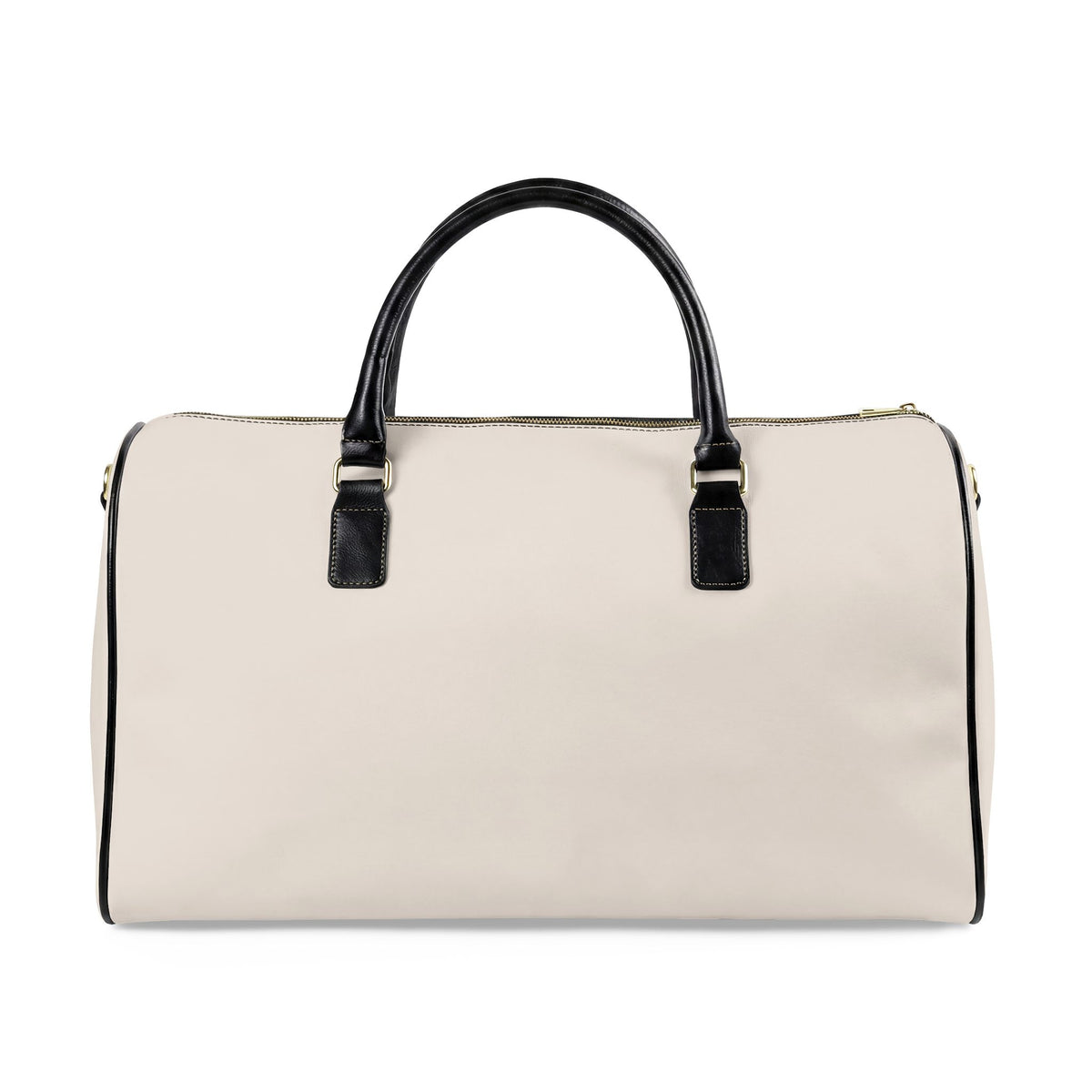 Embroidered Crown Faux Leather Travel Bag — 'For Such A Time As This' Scripture Duffel
