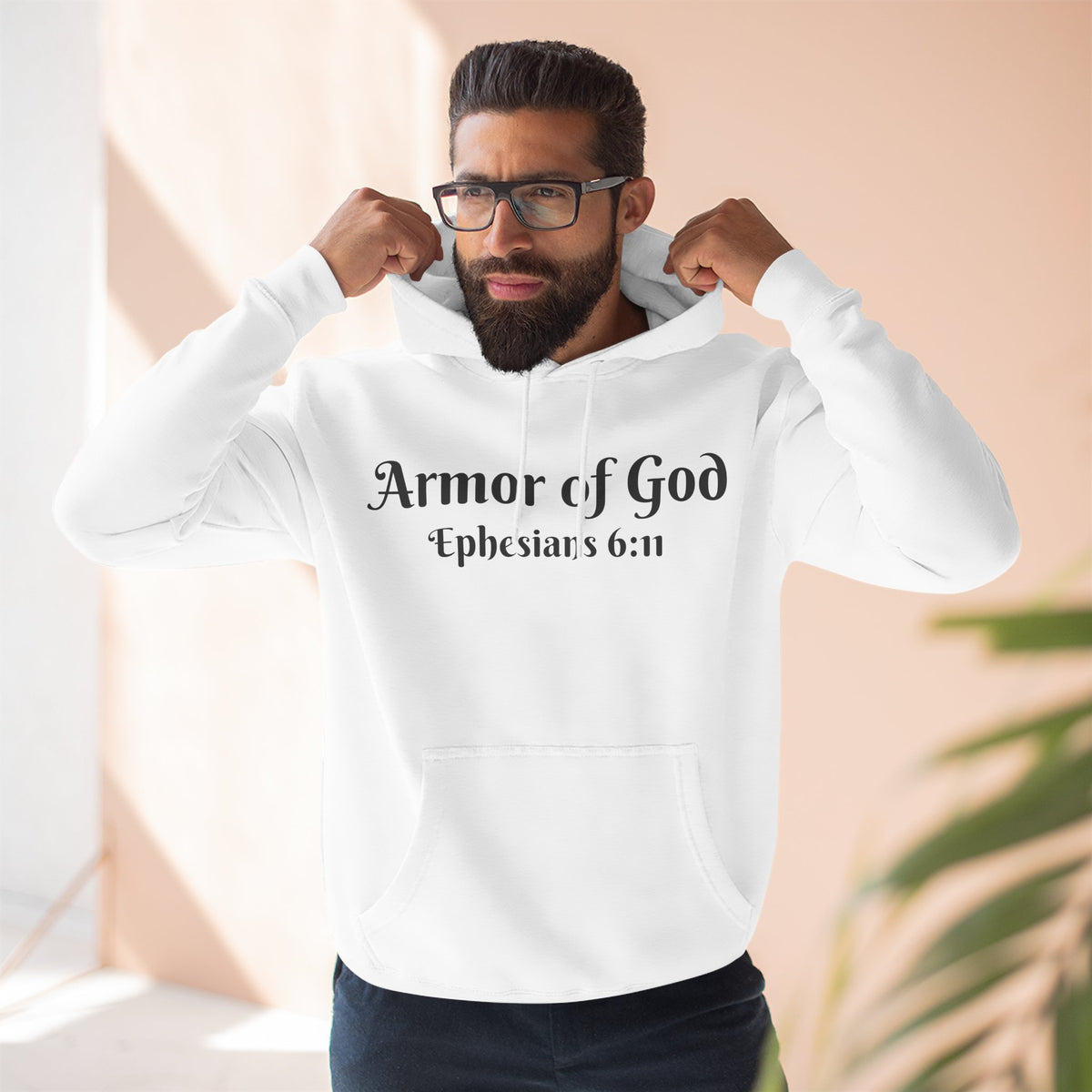 Armor of God Christian Fleece Hoodie