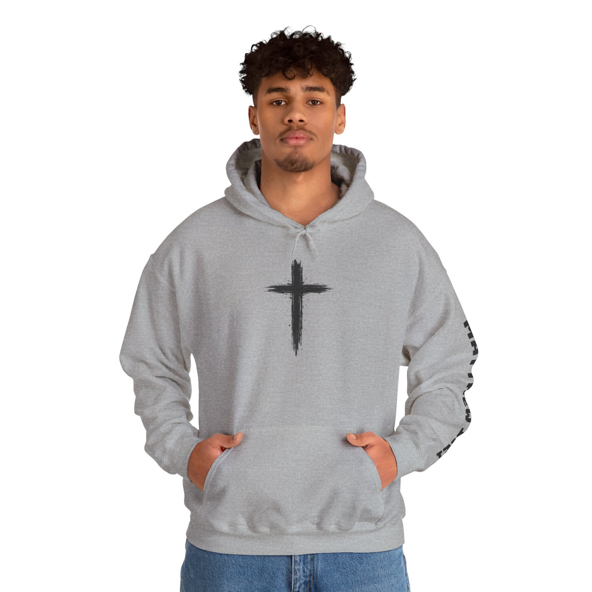 Yeshua Saves Christian Cross Hoodie