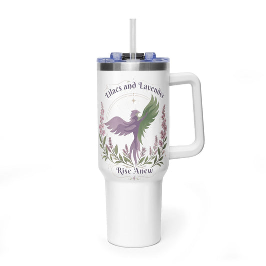 Copy of 40oz Vacuum Tumbler – White Insulated Travel Cup (Rise Anew Program Design)