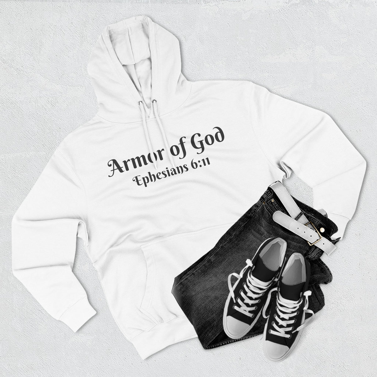 Armor of God Christian Fleece Hoodie