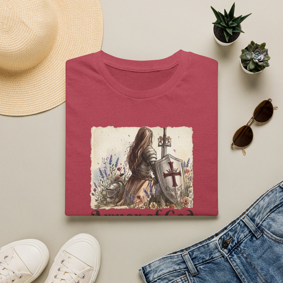 Armor of God T‑Shirt — Christian Faith Warrior Tee