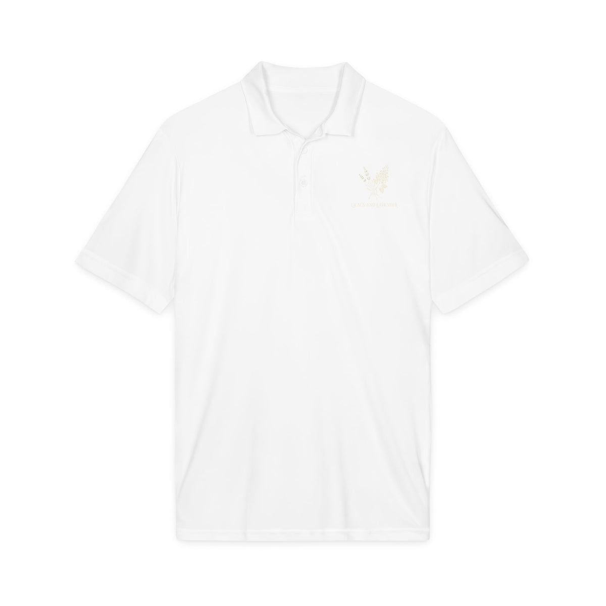 Classic White Performance Polo — Sport-Tek PosiCharge Competitor