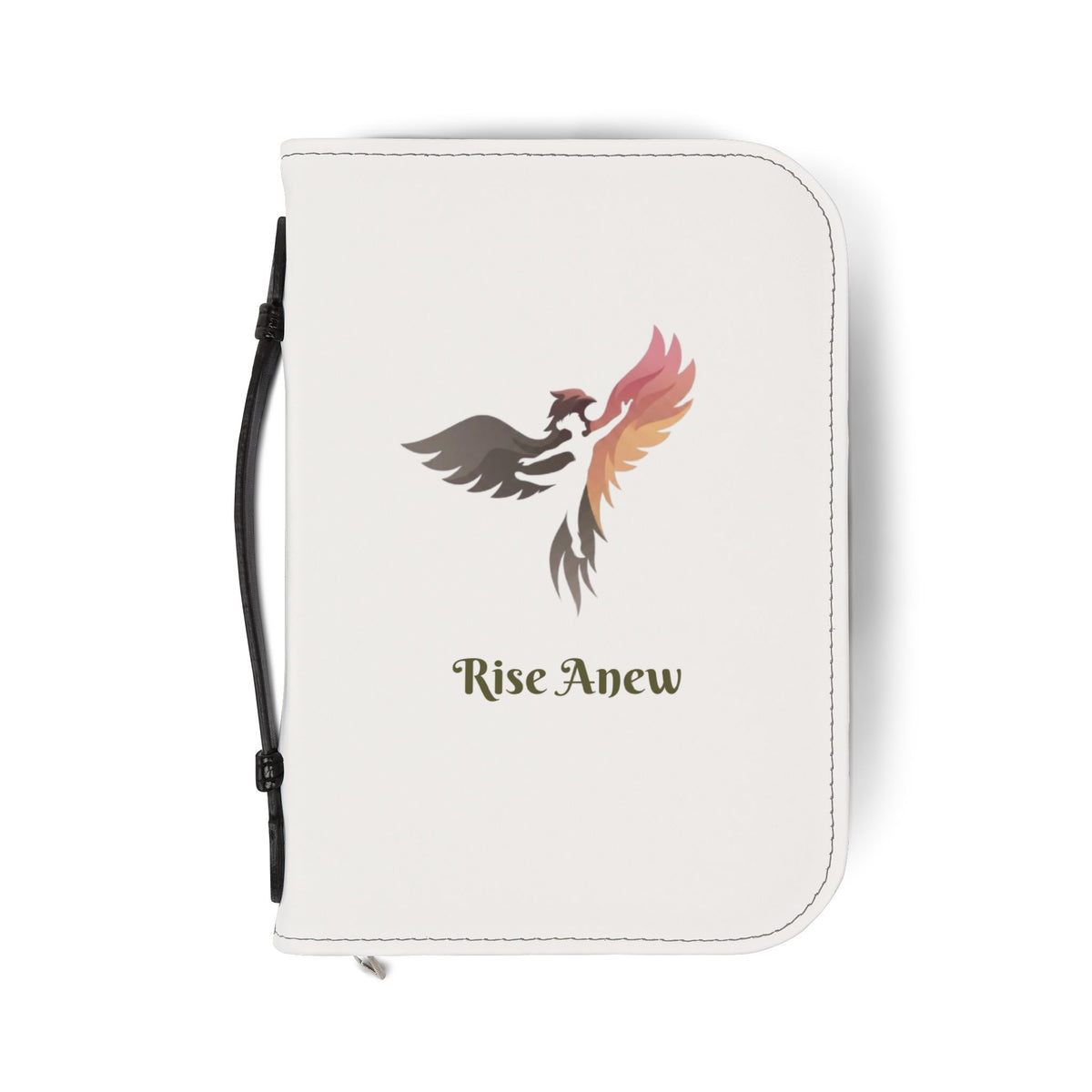 Bible Cover — 'Rise Anew' Phoenix Design with 2 Corinthians 5:17 Scripture