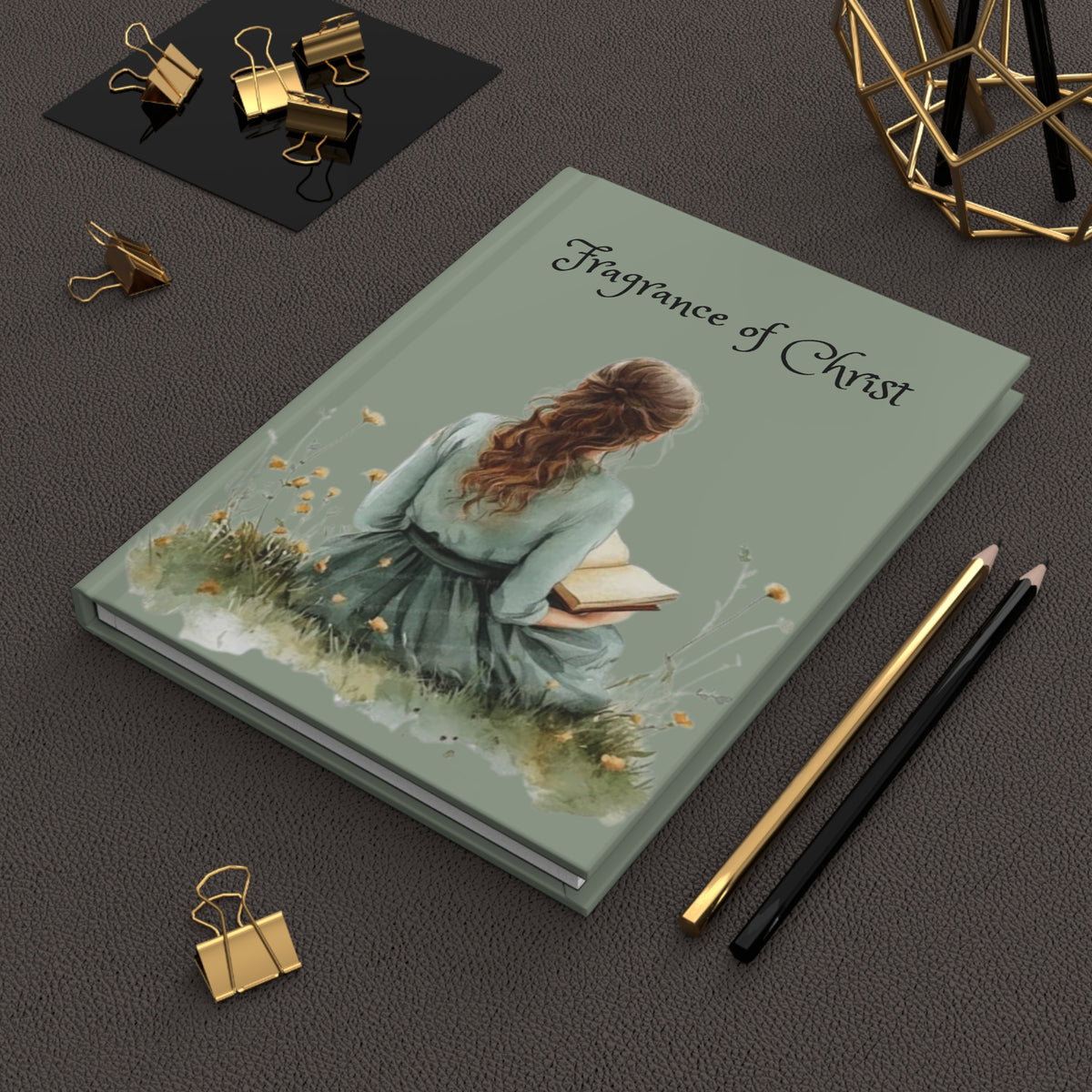 Fragrance of Christ Hardcover Journal — Christian Devotional Lined Notebook