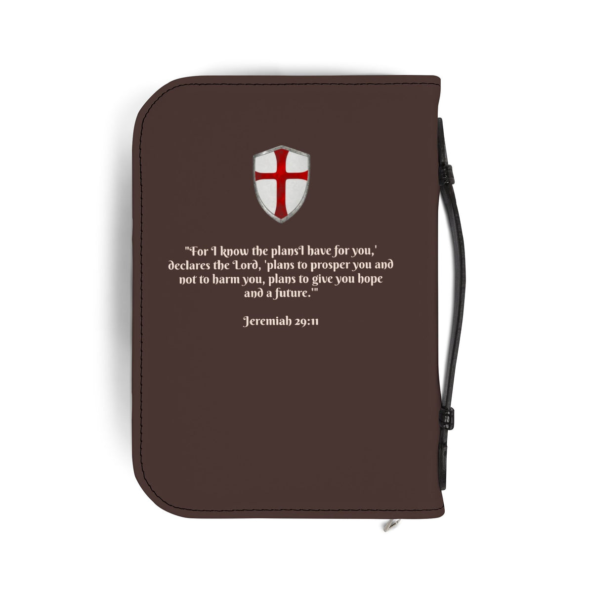 Christian Knight Bible Cover — 'Church: Hospital for Souls' with Jeremiah 29:11