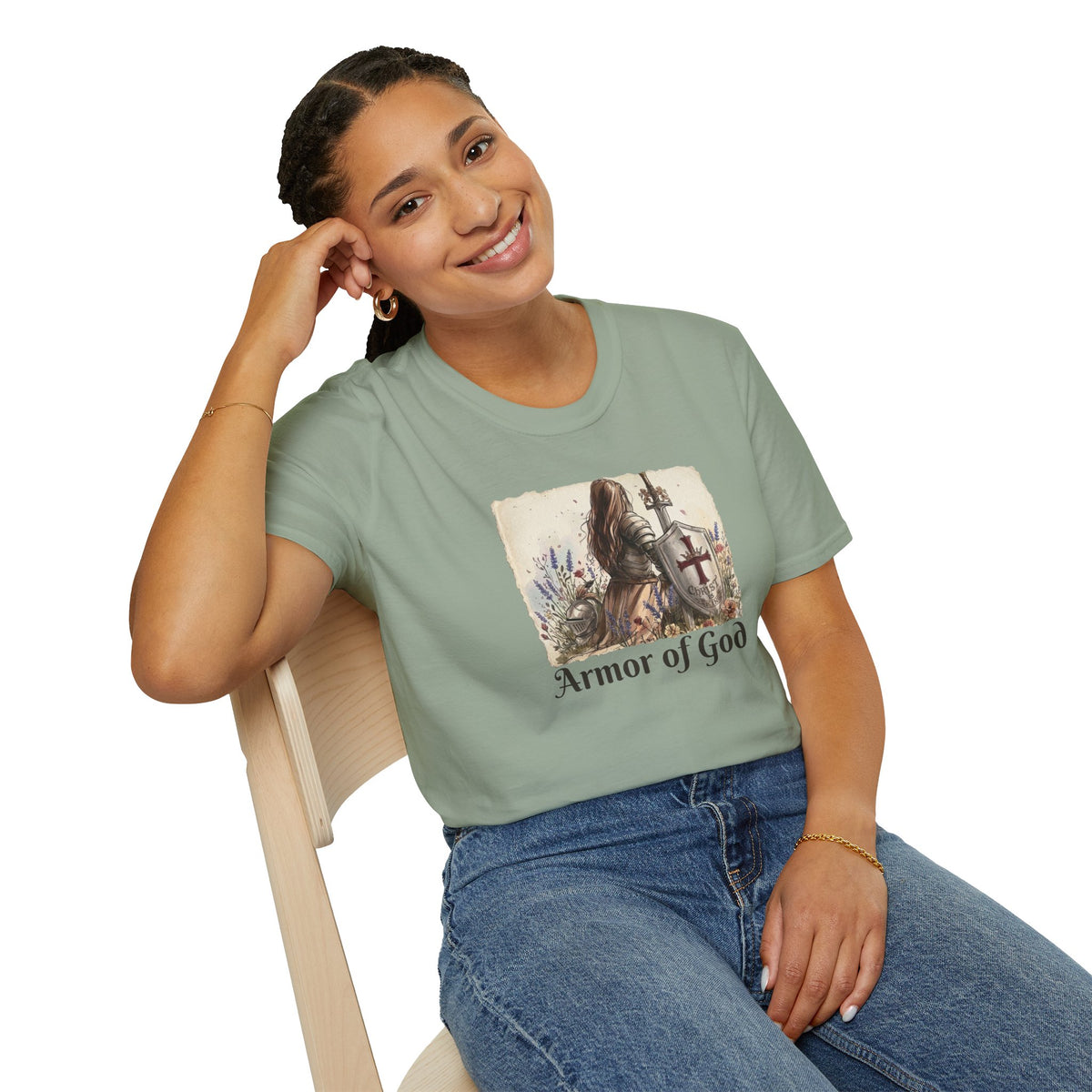 Armor of God T‑Shirt — Christian Faith Warrior Tee