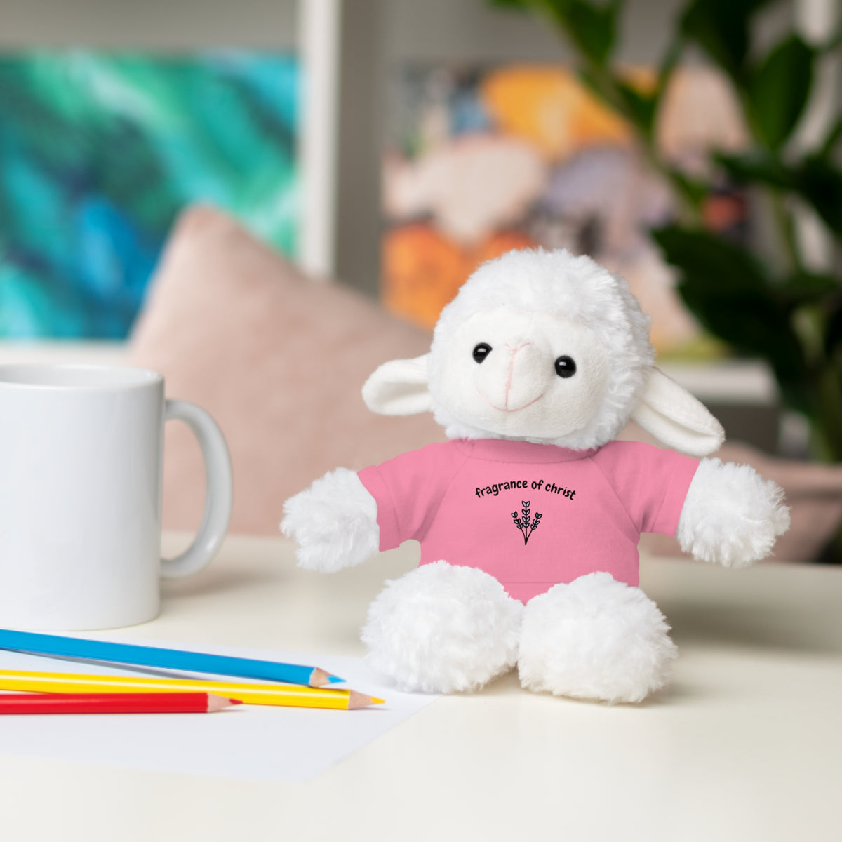 Lavender "Fragrance of Christ" Plush Bear with Tee