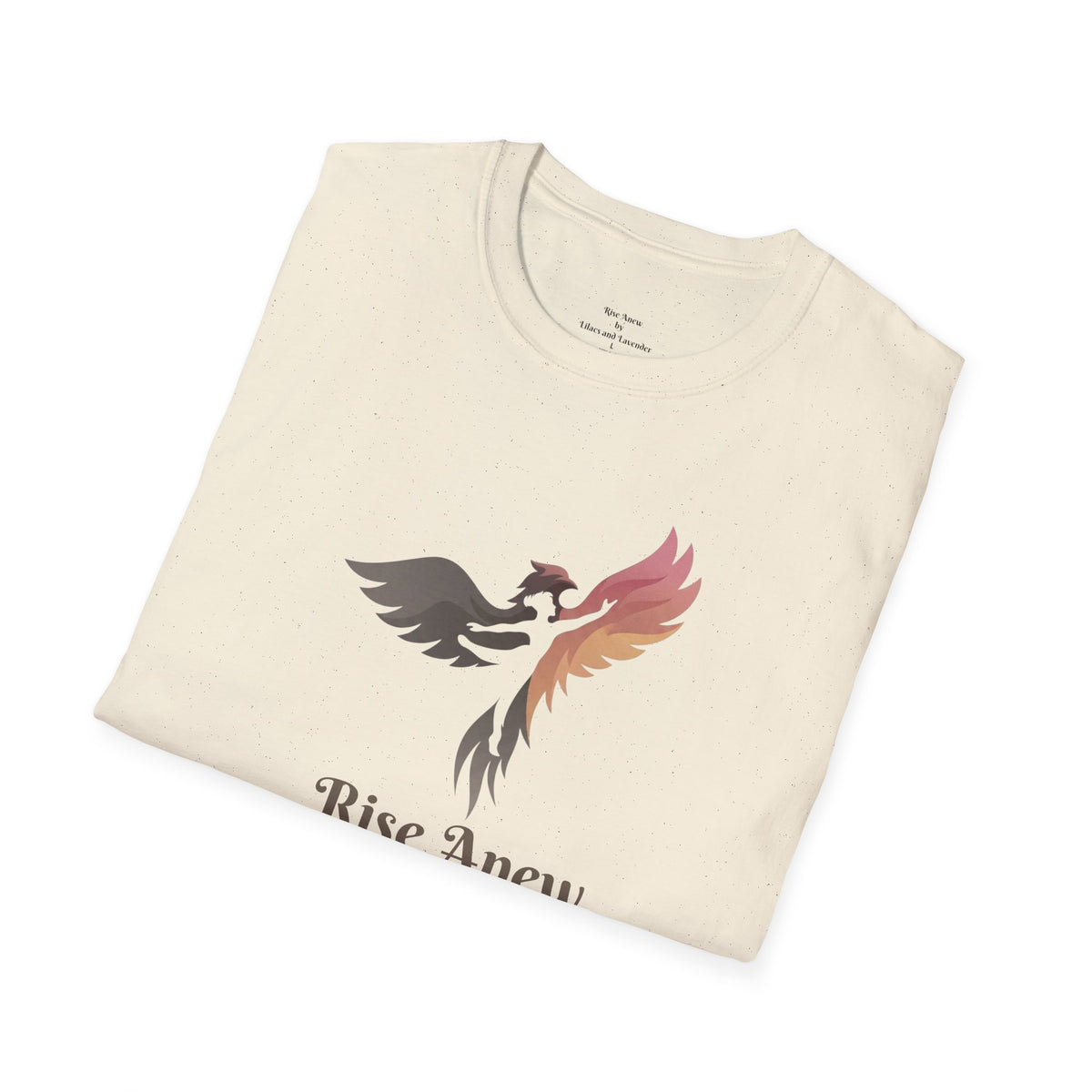 Phoenix Design T-Shirt — "Rise Anew" Inspirational Tee