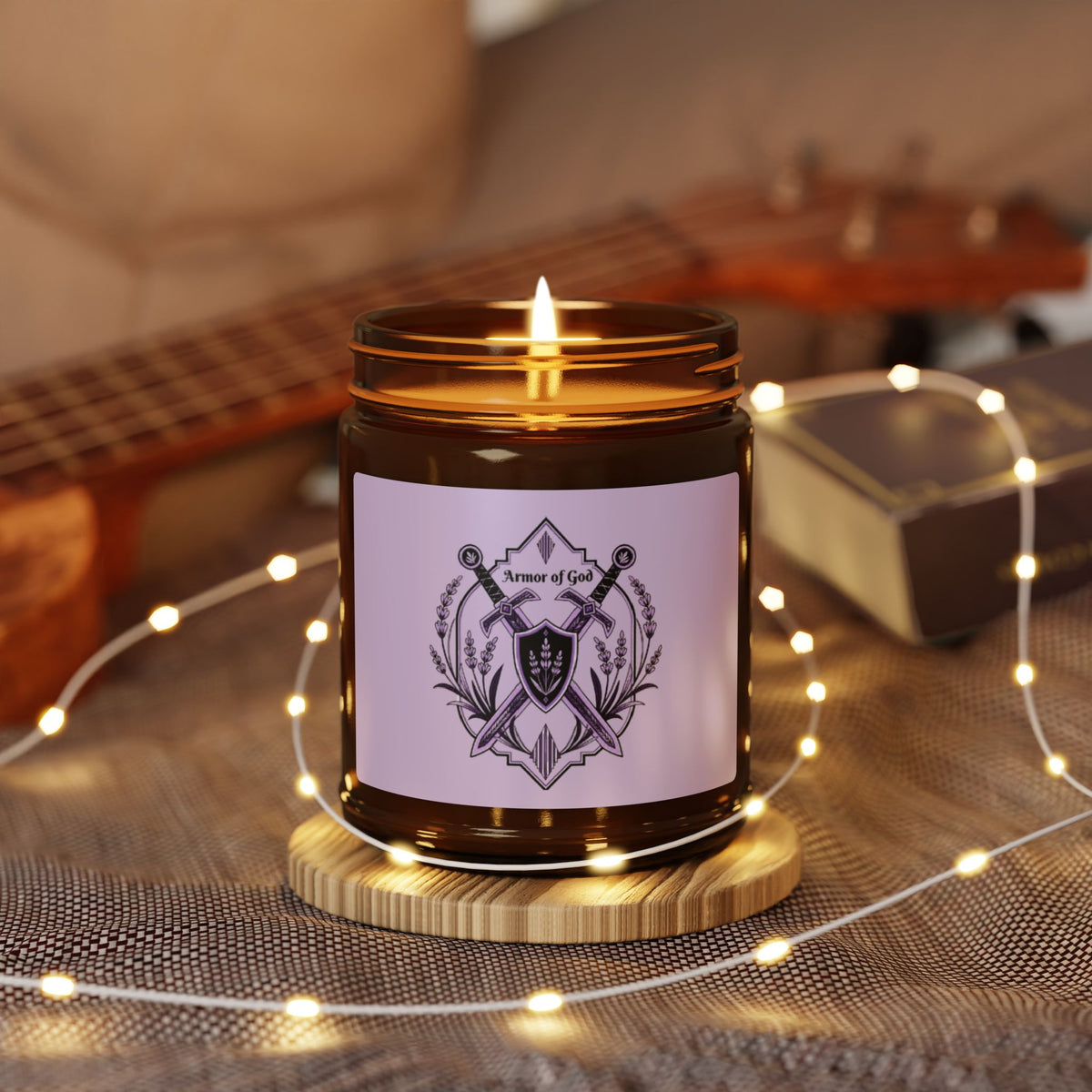 Armor of God Amber Jar Soy Candle