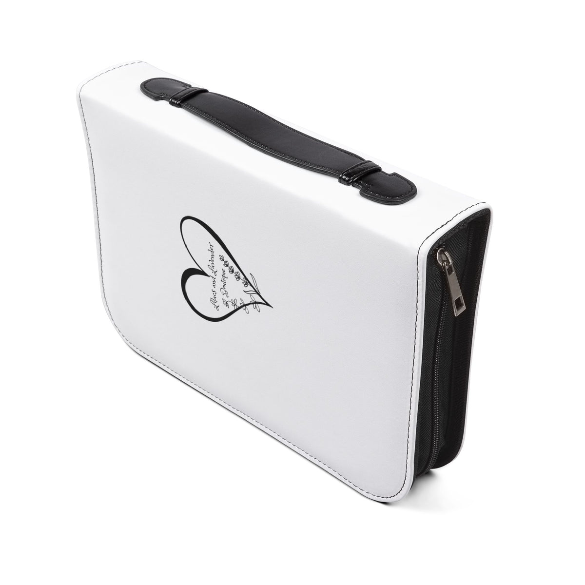 Bible Cover — "Fragrance of Christ" Floral Zippered Bible Case