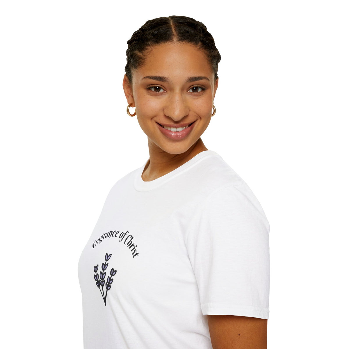 T-Shirt — "Fragrance of Christ" Floral Christian Tee