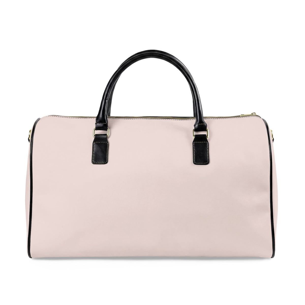 Rise Anew Phoenix Firebird Travel Bag — Pink Faux Leather Duffle with "Rise Anew" Inspirational Design