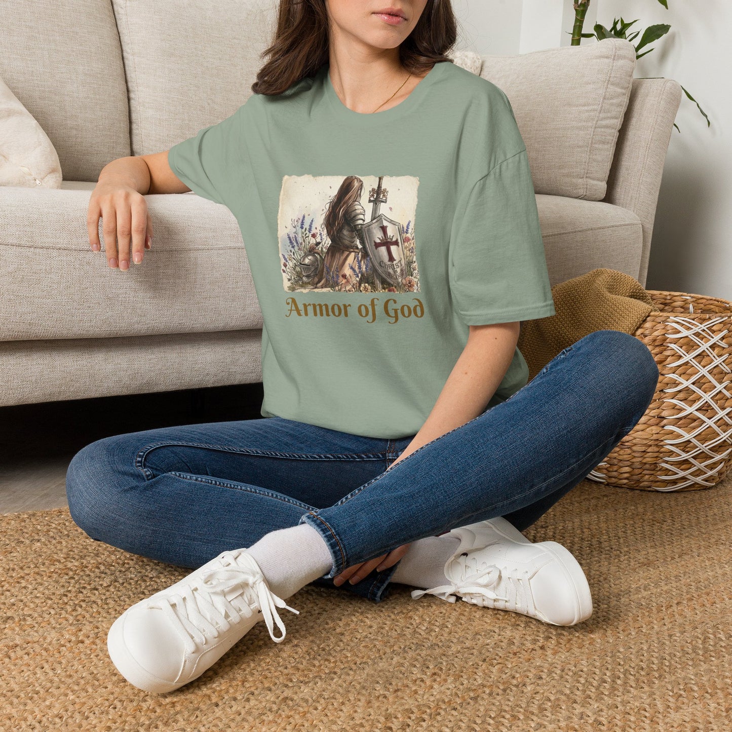 Armor of God T‑Shirt — Christian Faith Warrior Tee