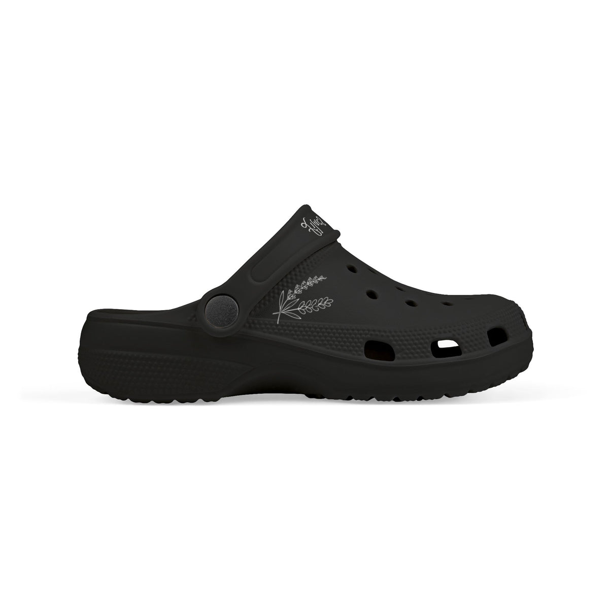 Kids Black EVA Foam Clogs — Lightweight Slip-On Sandals