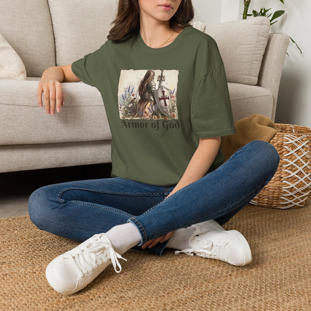 Armor of God T‑Shirt — Christian Faith Warrior Tee