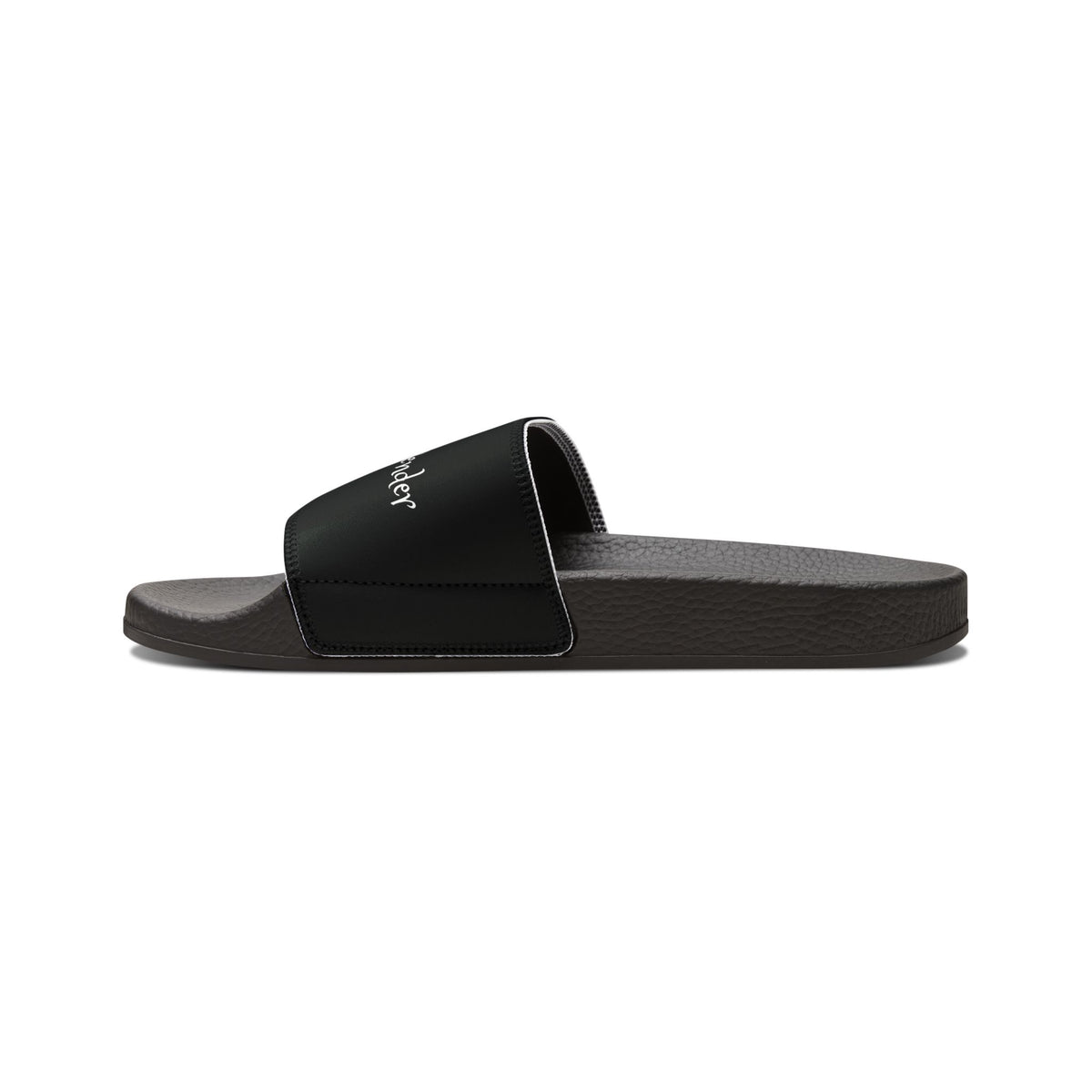 Women's Removable-Strap Slide Sandals — Adjustable Black Pool & Beach Slides