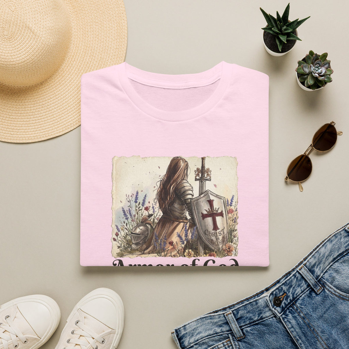Armor of God T‑Shirt — Christian Faith Warrior Tee