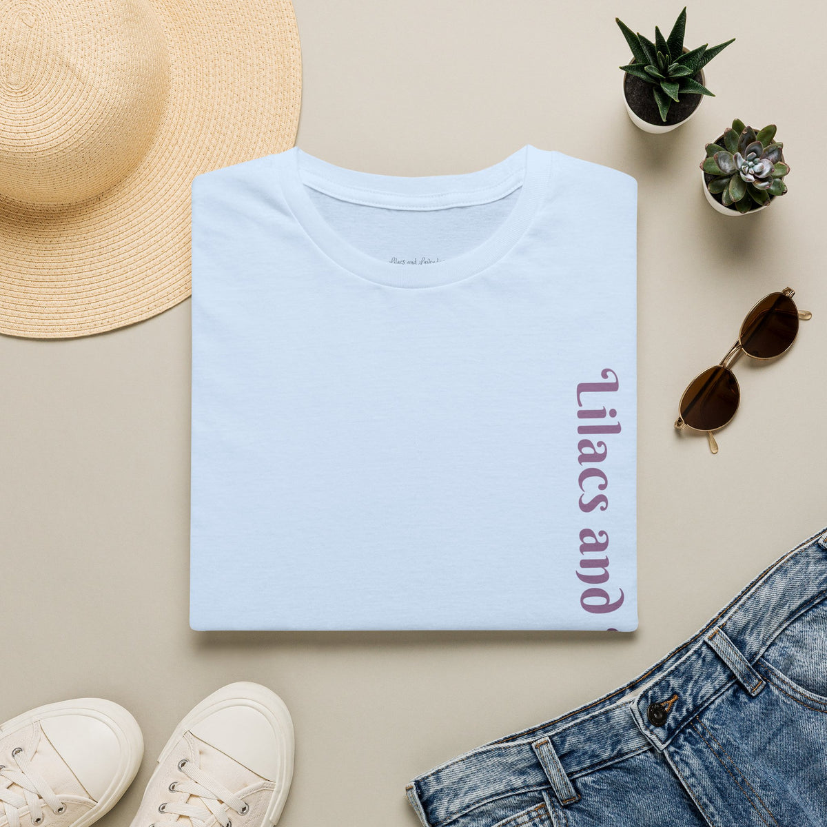 T-Shirt — Lilacs and Lavender Floral Tee