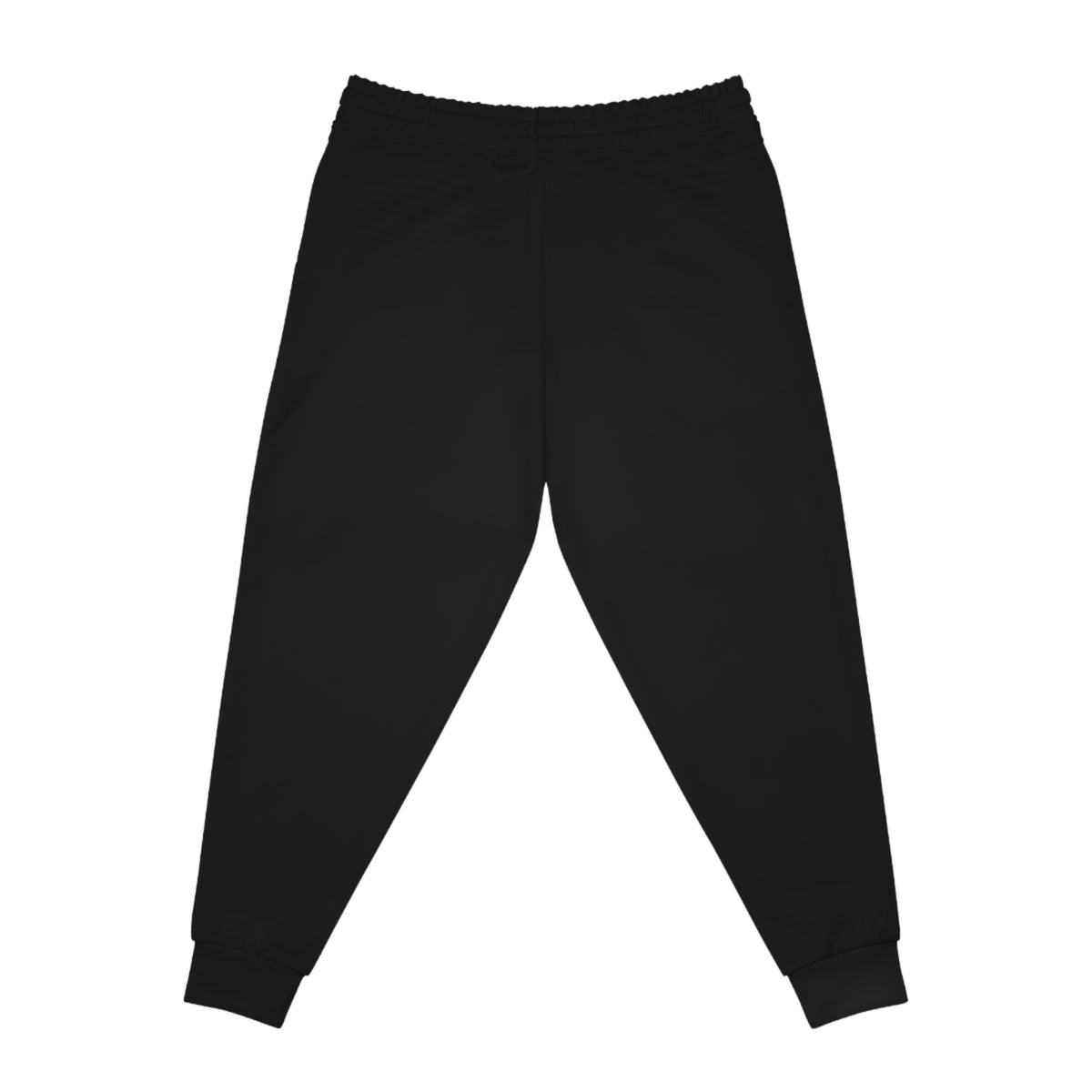 Black Athletic Joggers with Small Esther Crown Logo – Casual Streetwear Sweatpants
