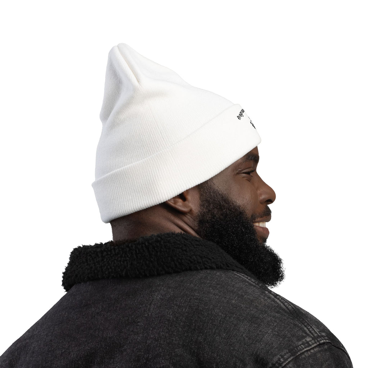 Embroidered 'Fragrance of Christ' Knit Beanie – Floral Faith Winter Hat