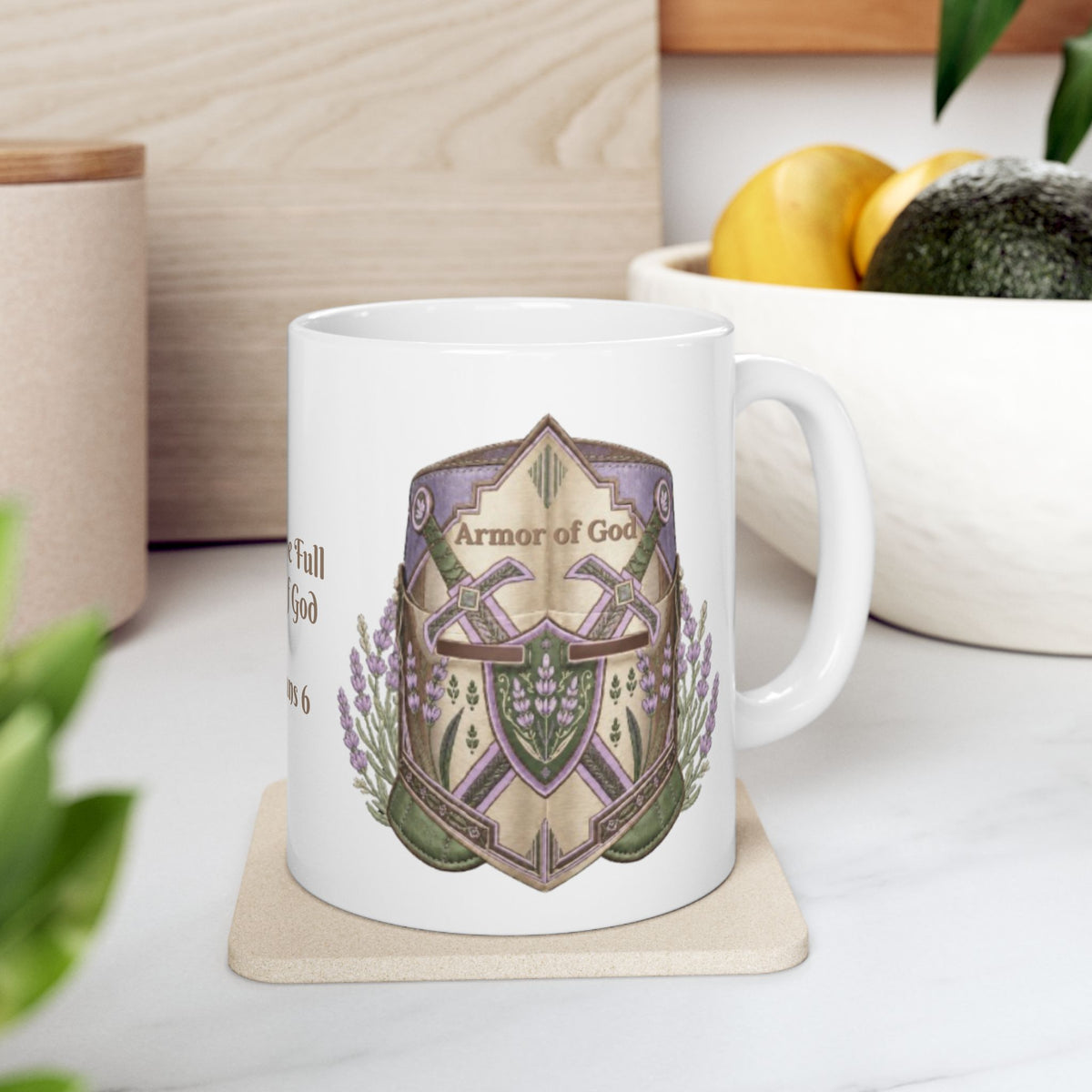 Put on the Full Armor of God Ephesians 6 Ceramic Mug