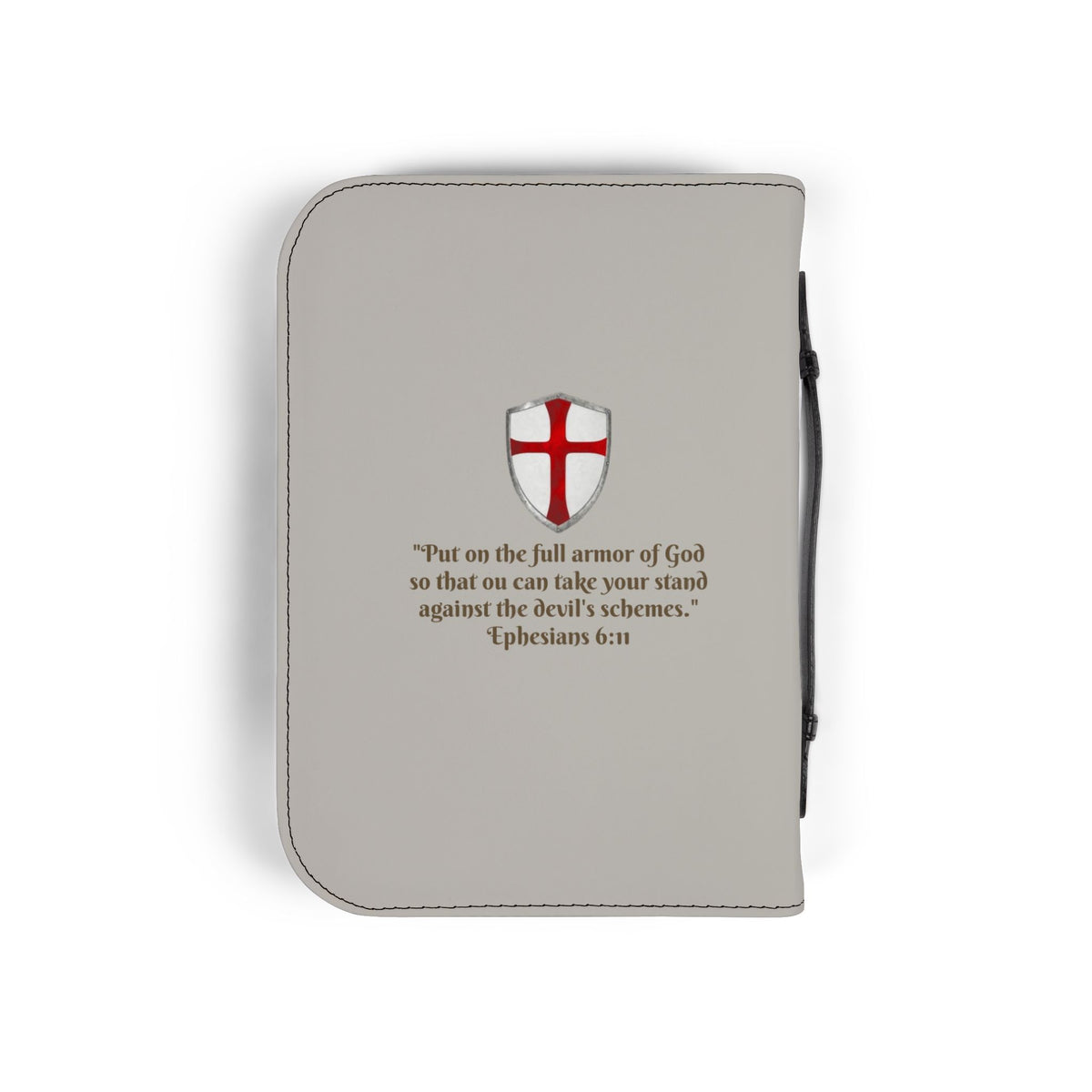 Bible Cover — 'Armor of God' Ephesians 6:10-18 Zippered Bible Case